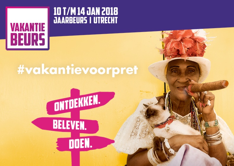 GROTE NAMEN OP VAKANTIEBEURS