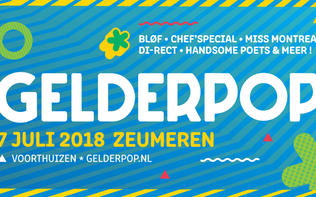 Gelderpop 7 juli op Zeumeren