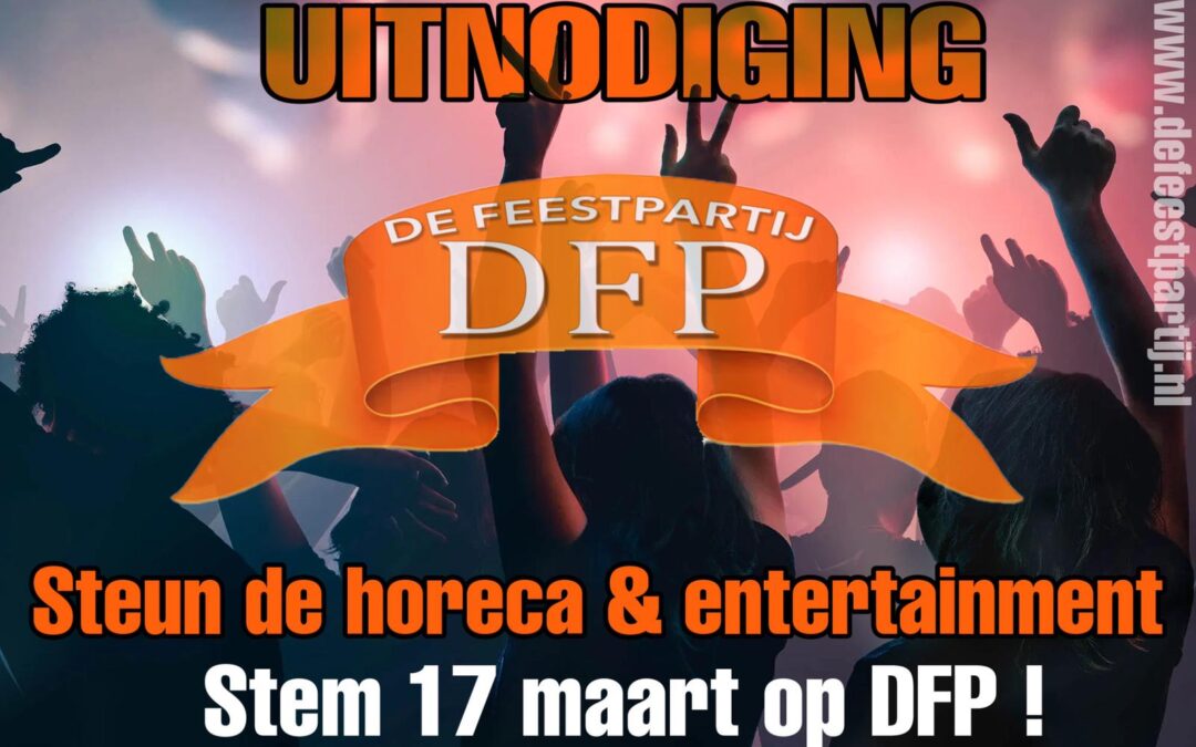 Horeca en Evenementensector stem in 2021 op de DFP